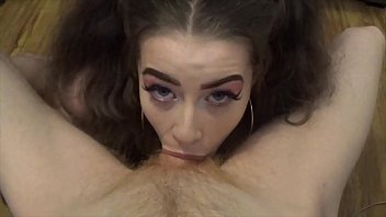 Teen c. on big cock! Sloppy Deepthroat for facial